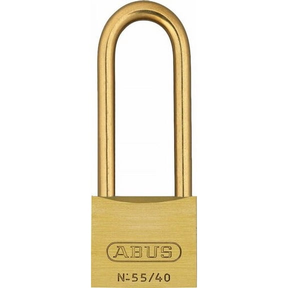 Abus 55MBHB/40KA 5403 Brass Body Padlock, Long Brass Shackle, Keyed Alike 5403