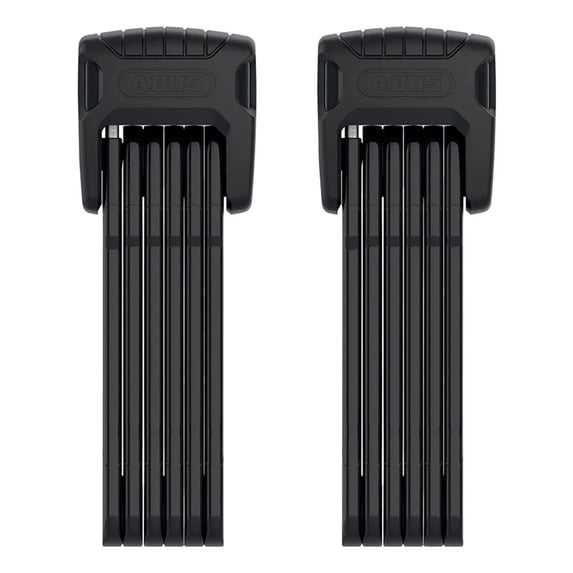 Abus Bordo Granit XPlus 6500 TwinSet, Folding Lock, Key, 90cm, 3.0' x 2, 5.5mm, Black, Set
