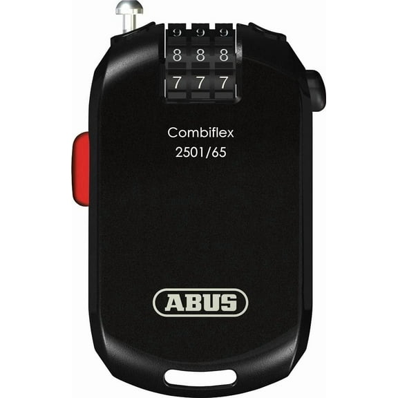 Abus Cable Lock,Combination Key Type,Plastic 95454