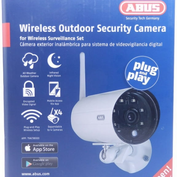 Abus IP66 Wireless Outdoor Surveillance Camera With PIR Sensor TVAC18010B