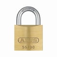 thumbnail image 1 of Abus Keyed Padlock, 19/32 in,Rectangle,Gold 55/30 KD, 1 of 4