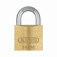 thumbnail image 1 of Abus Keyed Padlock, 53/64 in,Rectangle,Gold 55/40 KA, 1 of 6