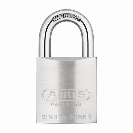 Padlock, Keyed Alike, Standard Shackle, Square Brass Body, Steel Shackle, 15/16 in W