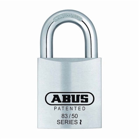 Padlock, Keyed Alike, Standard Shackle, Square Brass Body, Steel Shackle, 7/8 in W