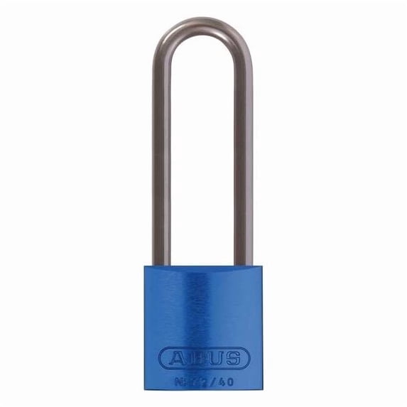 Abus Lockout Padlock,KA,Blue,1-1/2"H 72 HB/40-75 KA Blue