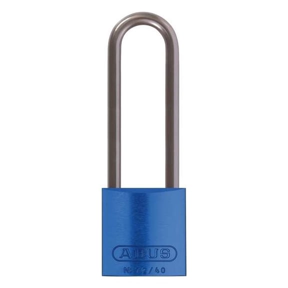 Abus Lockout Padlock,KA,Blue,1-1/2"H 72 HB/40-75 KA Blue