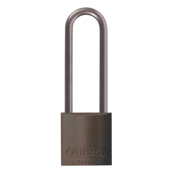 Abus Lockout Padlock,KA,Brown,1-1/2"H 72 HB/40-75 KA Brown