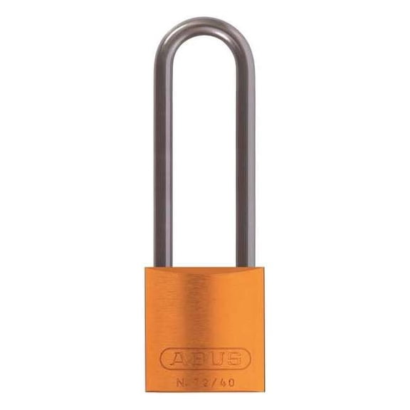 Abus Lockout Padlock,KA,Orange,1-1/2"H 72 HB/40-75 KA Orange