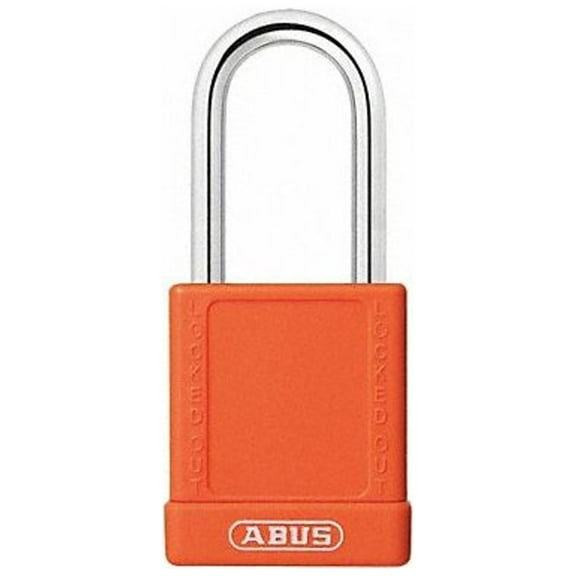 Abus Lockout Padlock,KA,Orange,1-3/4"H,PK3 19643