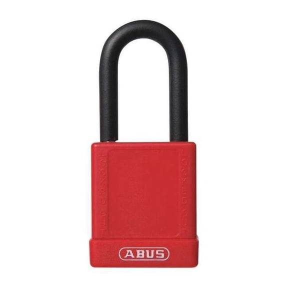Abus Lockout Padlock,KA,Red,1-3/4"H 74/40 KA RED