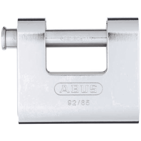 Abus Padlock Brass Body Steel Shackle Keyed Different Weather Resistant 1 1/8in Security Lock 92/65 KD