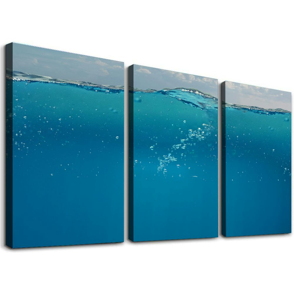 Abysmal Sea Artwork Paintings Print on Canvas Wall Art for Home Walls