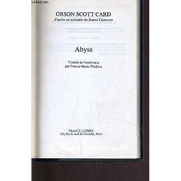 Pre-Owned Abyss Hardcover