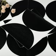 Abyssaly 12" x 12" (10Pcs) Peel and Stick Floor Tile Vinyl Flooring Removable Self- Adhesive for Bathroom, Kitchen (Black and White)