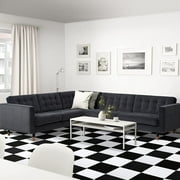 Abyssaly 12"x12" 20Pcs Peel and Stick Floor Tile Black White Vinyl Flooring Easy to Install and Waterproof for Bathroom and Kitchen Floor