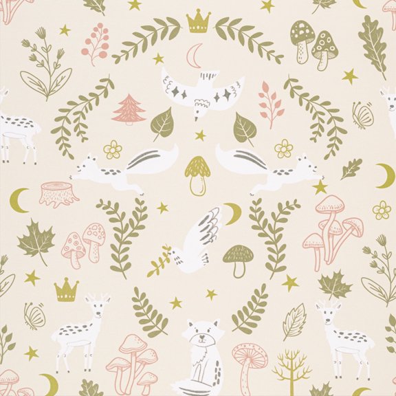 Abyssaly Beige Floral Wallpaper Peel and Stick Wallpaper 17.3"×118" Self-Adhesive Removable Contact Paper Vinyl Wall Paper for Bedroom Cupboard Door Shelfves