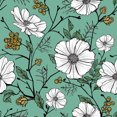 thumbnail image 1 of Abyssaly Blue White Floral Wallpaper 17.7"x 118" Clearance Floral Peel and Stick Wallpaper Contact Waterproof Vinyl Roll Paper for Bedroom Nursery Wall Decor Cabinets, 1 of 10