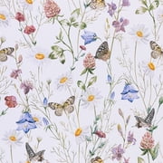 Abyssaly Floral Peel and Stick Wallpaper 17.3 118 White Removable Self-Adhesive Vinyl Wall Paper for Home Decor