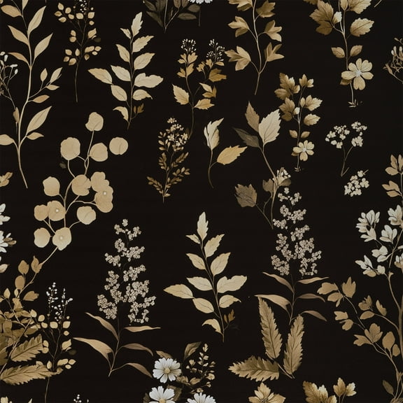 Abyssaly Floral Peel and Stick Wallpaper 17.5-in x 118-in Self-Adhesive Removable Wallpaper