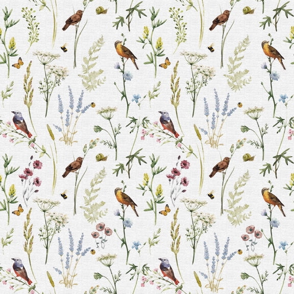 Abyssaly Leaf Bird Contact Vinly Wallpaper 17.7"×118" Vintage Self-Adhensive Peel and Stick Wallpaper Waterproof Removeable Garden Bird Floral Wallpaper for Kitchen Bedroom Home Renovation