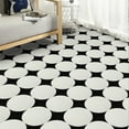 Abyssaly Peel and Stick Floor Tile 10Pcs 12" x 12" Black and White ...
