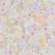 Abyssaly Vintage White Blue Floral Wallpaper Peel and Stick Wallpaper 17.32’’×118’’Removable Contact Paper Vinyl Self Adhesive Textured Wall Paper for Home Decoration.
