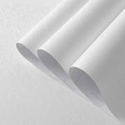 Abyssaly White Silk Peel and Stick Wallpaper 15.7" x 118"Self Adhesive Removable Waterproof Embossed Contact Paper Vinyl film Textured Paper for Kitchen Bedroom Cabinet Shelf
