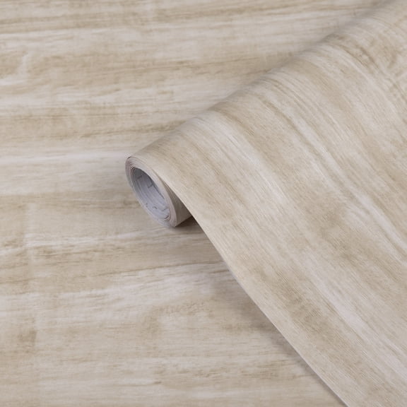 Abyssaly Wood Peel and Stick Wallpaper Self-adhesive Removable Contact Paper 15.7" x 118" Decorative Vinyl Wood Wall Paper for Bedroom Countertop Closet