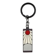 ABYstyle Demon Slayer Tanjiro Kamado Earring Metal Keychain   Official Anime Collectible Accessory   Kimetsu no Yaiba Key Ring for Bags & Backpacks