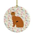 thumbnail image 1 of Abyssinian Cat Christmas Ceramic Ornament 2.8 in x 2.8 in, 1 of 3