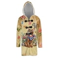 thumbnail image 1 of Abyssinian Celebrates Spring and Enjoys a Happy Easter All Over Print 3D Hooded Duffle Toggle Coat Cat Lover Kitten Owner Gifts - 02001, 1 of 6