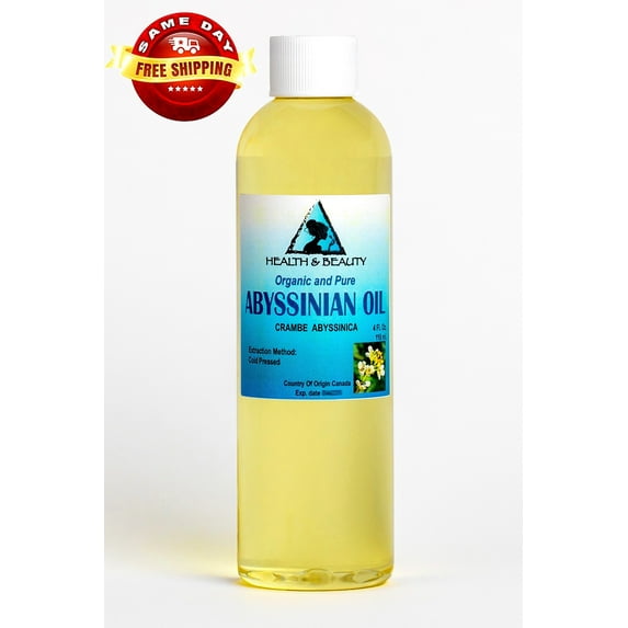 Abyssinian / Crambe Seed Oil Organic Carrier Cold Pressed Fresh 100% Pure 4 oz
