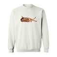 thumbnail image 1 of Abyssinian Mom Bathing Her Kitty Sweatshirt Women - Women Sweatshirt, White, 5XL, 1 of 4