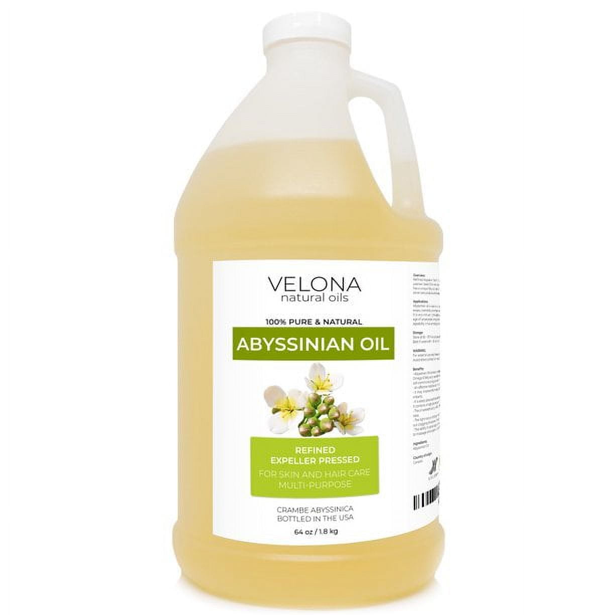 Abyssinian Oil by Velona 64 oz 100 Pure and Natural Carrier Oil