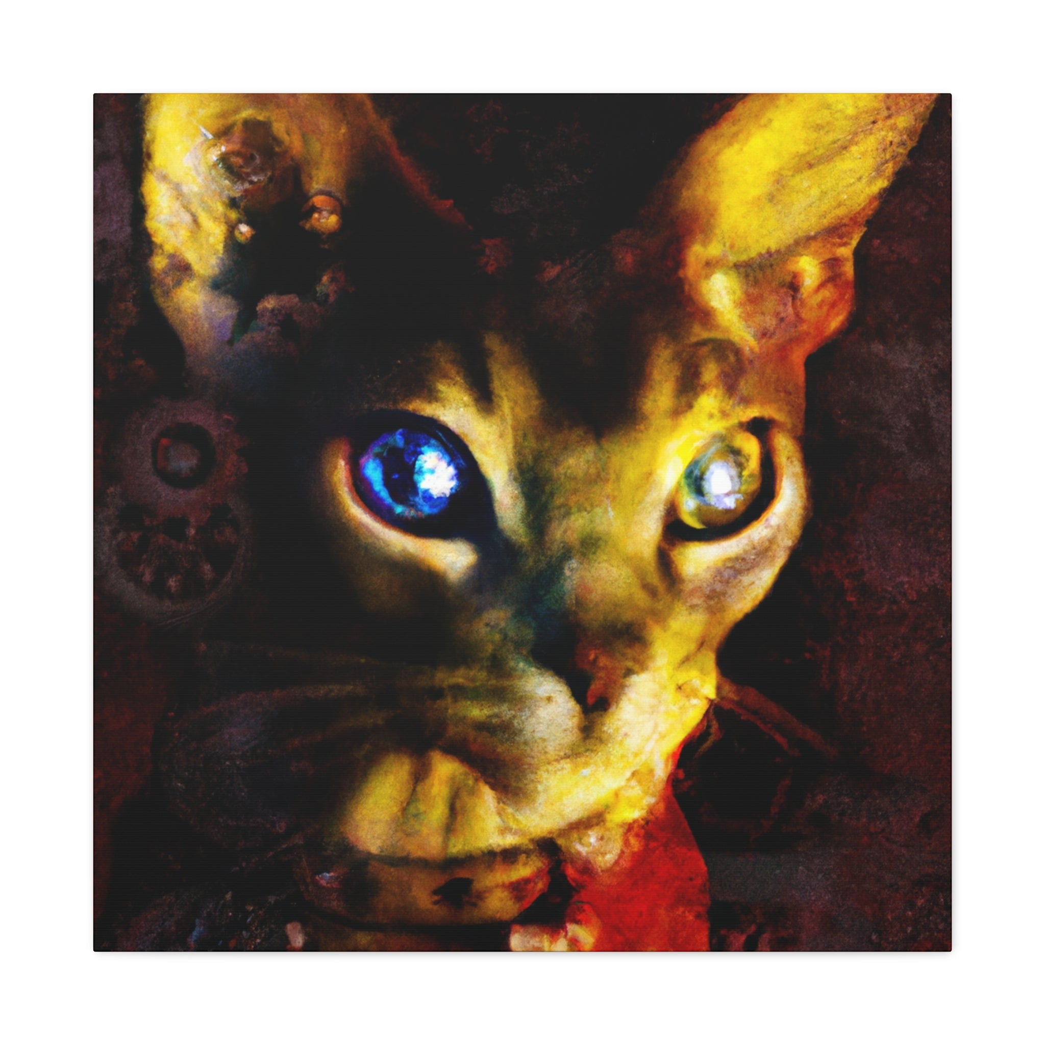 "Abyssinian Steampunk Dream" - Canvas
