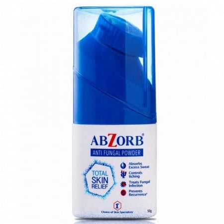 Abzorb Powder, 50gm Antifungal Total Skin Relief Powder