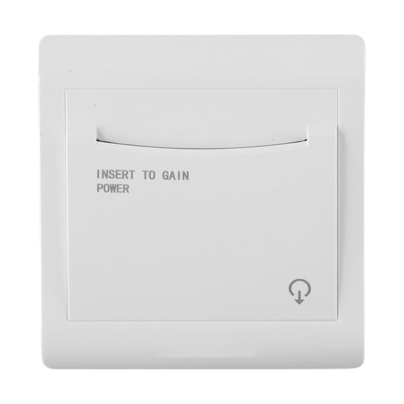 Ac 100-250V 40A Hotel Insert Card Power Switch For Family/Hotel/Villa Insert Card Power Switches With Delay Power-Off Function C Smile Home