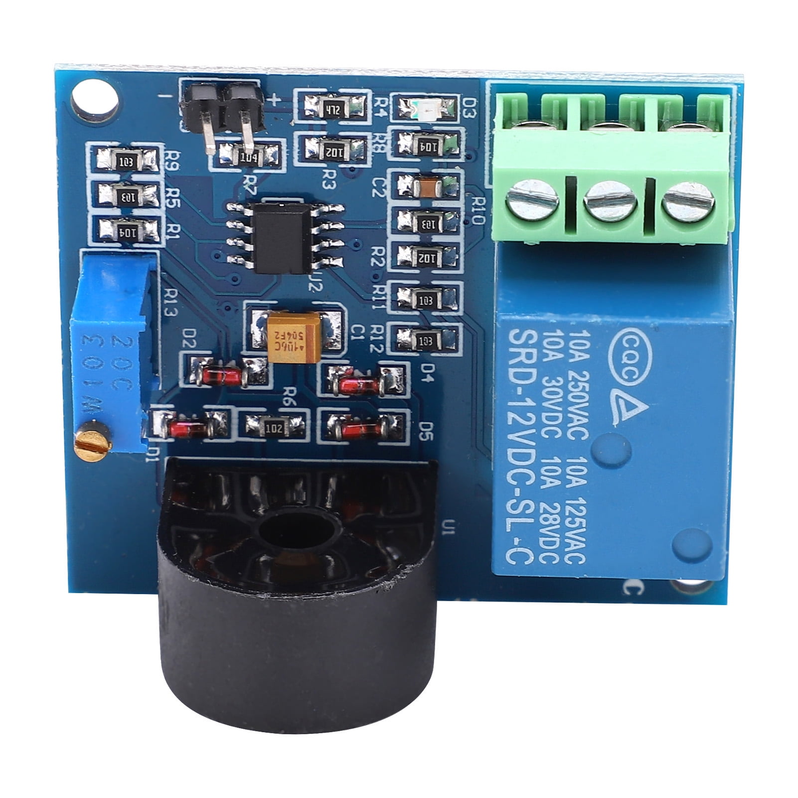Ac Current Detection Sensor Module 12v Relay Module Overcurrent