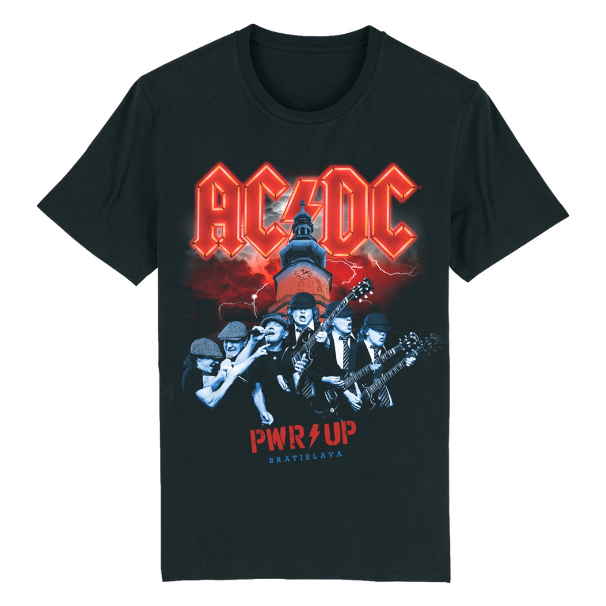 Ac/Dc 2024 Bratislava Tour TShirt Shirt, Size 5Xl, Tee Sport Grey New