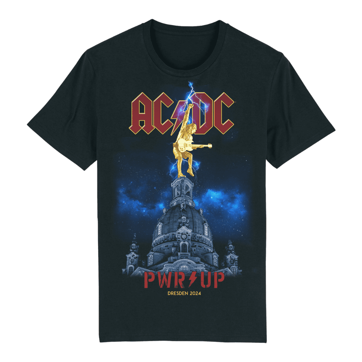 Ac/Dc 2024 Dresden Tour TShirt Shirt, Size Xl, Tee As Picture New
