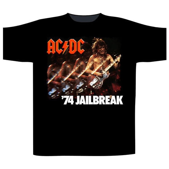 Ac/Dc 74 Jailbreak T-Shirt Rock Heavy Metal Punk Shirt, Size 4Xl, Tee ...