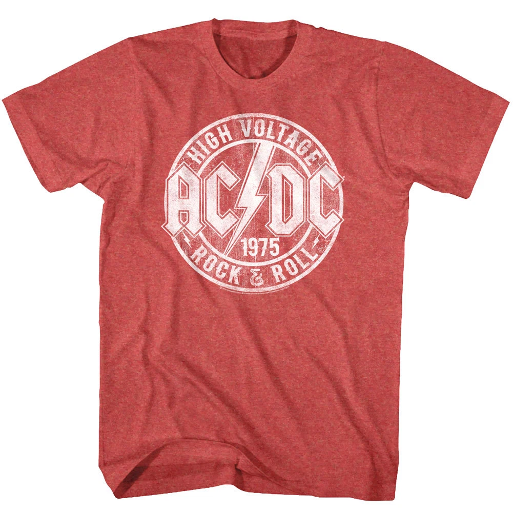 Ac.Dc! High Voltage Rock & Roll 1975 Men's T Shirt Band Album Vintage ...