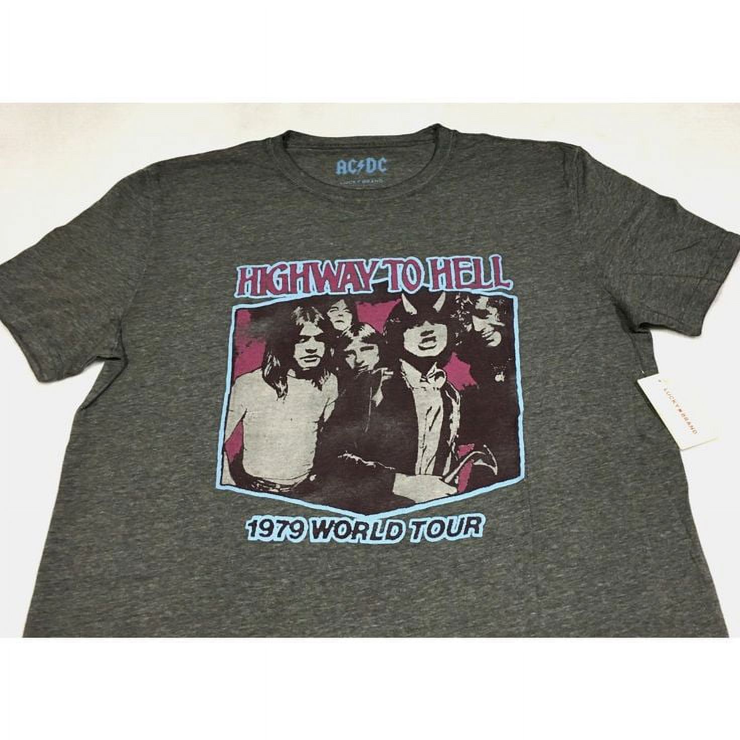 Ac Dc Highway To Hell 1979 T Shirt Shirt, Size S, Tee White New