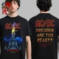 Ac Dc Power Up Tour 2024 TShirt Pwr Up Dresden 2024 Shirt, Size Xl