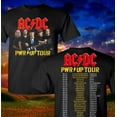 Ac Dc Shirt Music T Shirt World Tour 2024 Powerup Tour Shirt, Size M