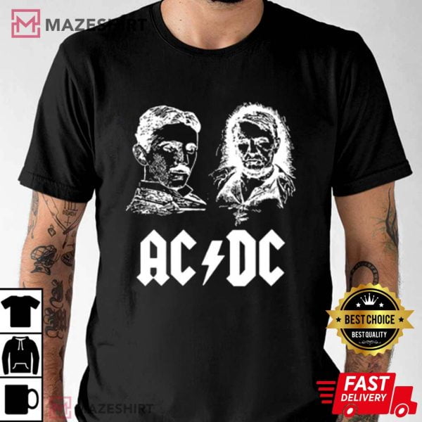 Ac Dc Tesla Edison ‘War Of Currents’ T-Shirt - Walmart.com