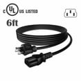 thumbnail image 1 of Ac Power Cord Cable For Benq Sw240 Sw270C Sw271C Sw321C Bl2785Tc Led Monitor, 1 of 4