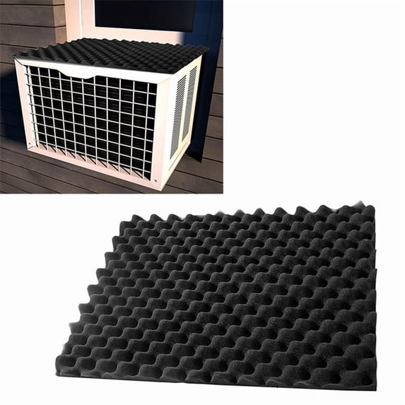 Ac Rain Cover Air Conditioner Top Pad Magnetic Cushion Cuttable Outdoor Unit Guard Noise Reduction Ac Mat for Home