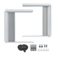 thumbnail image 1 of Ac Side Panels for Window Units Windproof Insulation Kit Adjustable Side Panels Window Sealkit for Window Units Window Insulation for Winter, 1 of 2