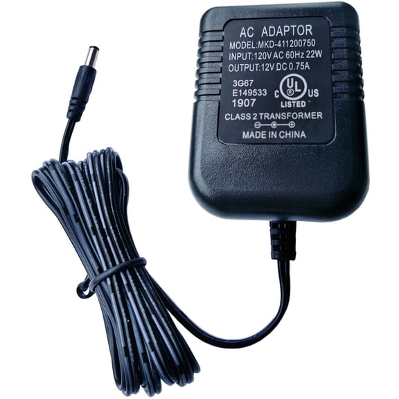 Ac-dc Adaptor, Class 2 Transformer,Ac120v to DC12V .2A 200Ma for Most Appliances or Tools.